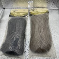 New 2 Package Tac Shield 550 Cord Black & Coyote Sand 50FT