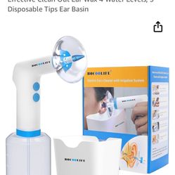 New Electric Ear Cleaner Kit. Irrigation Flushing Ear Wax Remover 