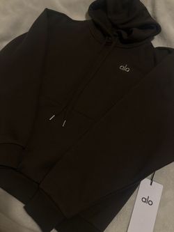 Alo brown hoodie im small