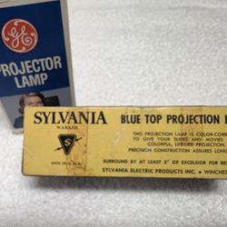 Vintage Projector Lightbulbs, New In Boxes