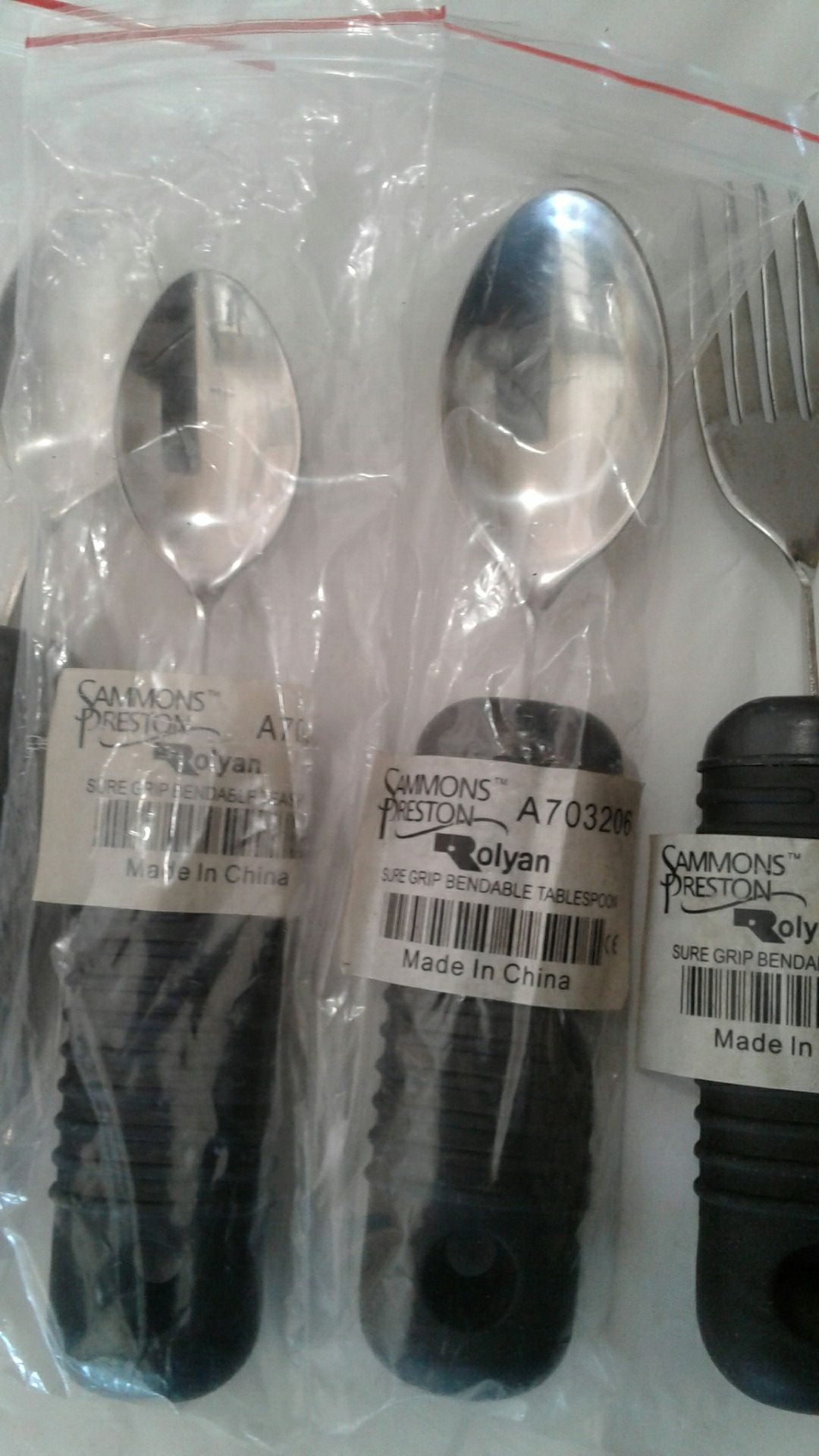 Sammons Preston Sure Grip Bendable Tablespoons / Fork A703205/ A703206 / A703207 $15.99