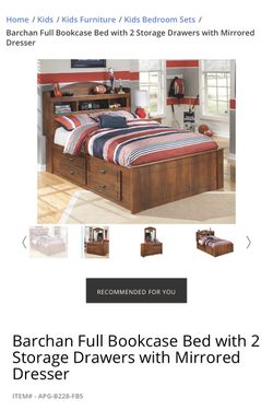 Kids FULL bookcase Bed