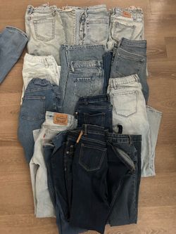 Girl jeans size 10-12 all for $20