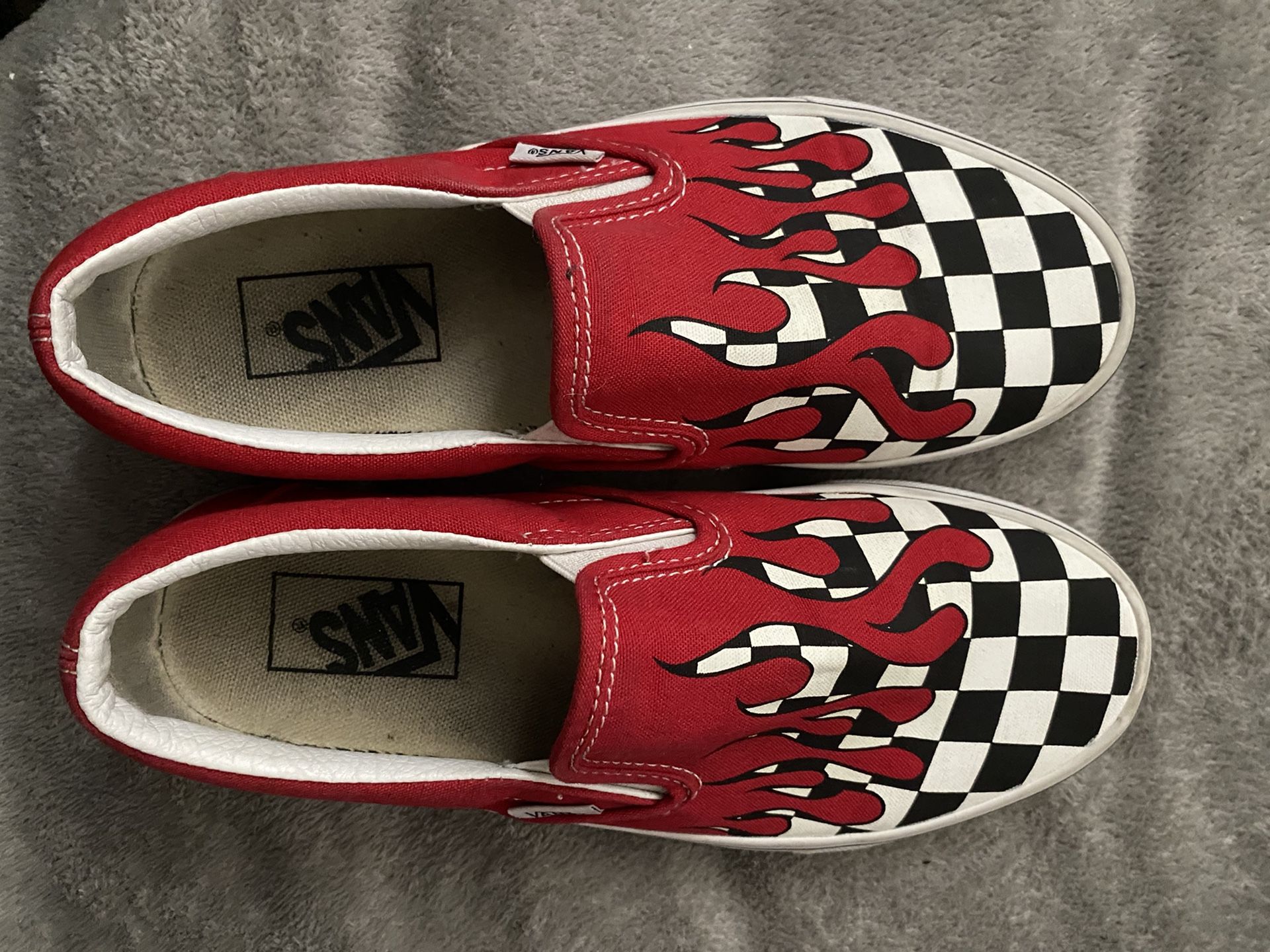 Red Flame Vans