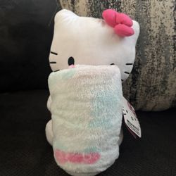 Hello Kitty Plush With Blanket
