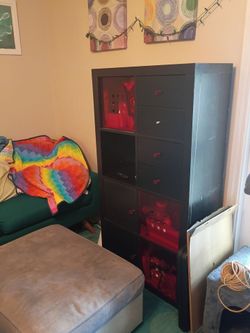 Black Kallax 8 cube shelf