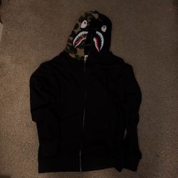 BAPE Shark Full-Zip Hoodie Black Camo