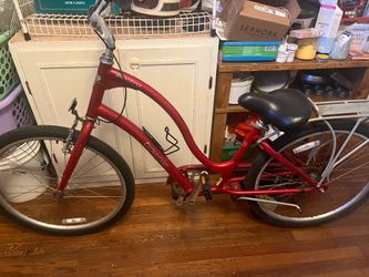 Red Townie cruiser