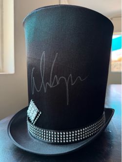 Alice Cooper signed Top Hat