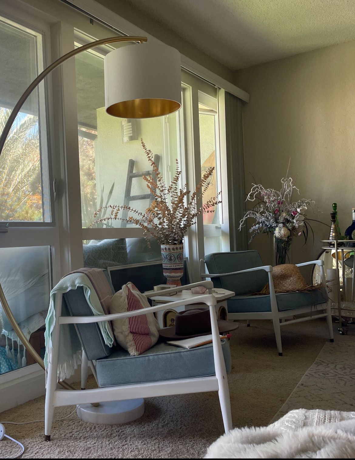 For Sale: Stunning Mid-Century Swedish Folk Ohlsson Dux Lounge Chairs 