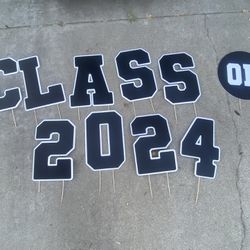 Class Of 2024 Yard Sign