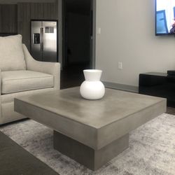 Concrete Indoor/Outdoor Coffee Table 