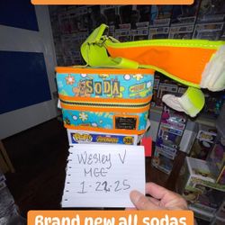 Scooby-doo Funko Pop Cooler With Funko Sodas 