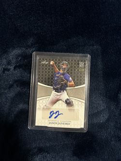 2022 Leaf Perfect Game National Showcase Blank Back Black 1/1 Base Auto-BA-JJ1 Autographed by: Jason Janesko
