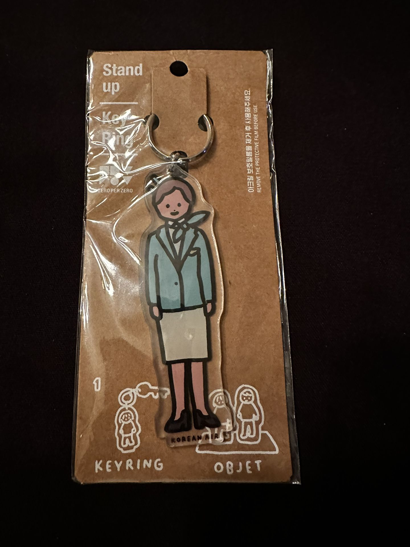 Korean Air Stewardess Keychain