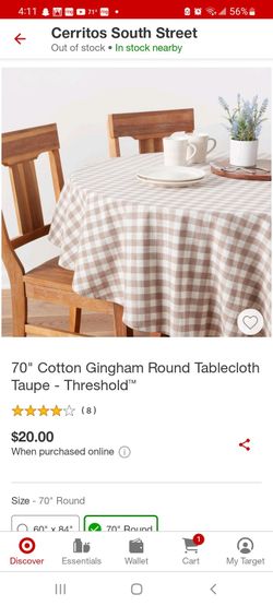 Round Tablecloth