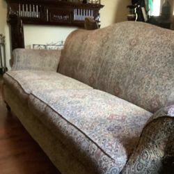 Traditional Camelback Sofa