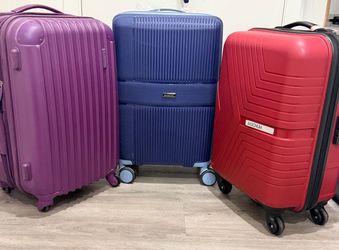 3 Carry On Luggage/Suitcases for SALE