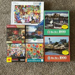 Jigsaw Puzzle Lot 