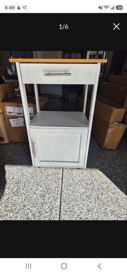 Kitchen island cart