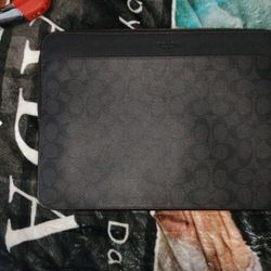 Coach Oxblood 15' Laptop Case