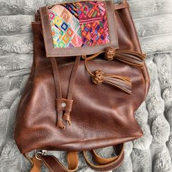 Leather Backpack 