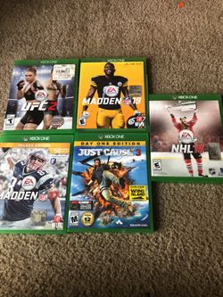 5 Xbox one games for $15