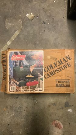 all original (NOS) Vintage Coleman Two-Burner Camping Stove Model 425F499