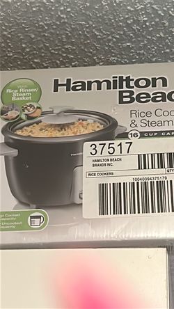 Hamilton Beach 16-Cup Rice Cooker & Steamer