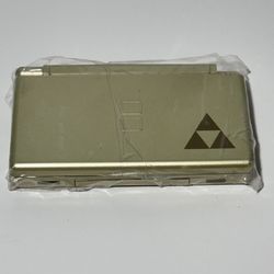 NEW Nintendo DS Lite Zelda Limited Edition gold housing shell w buttons & stylus