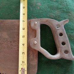 Vintage Metal Cross Cut Saw