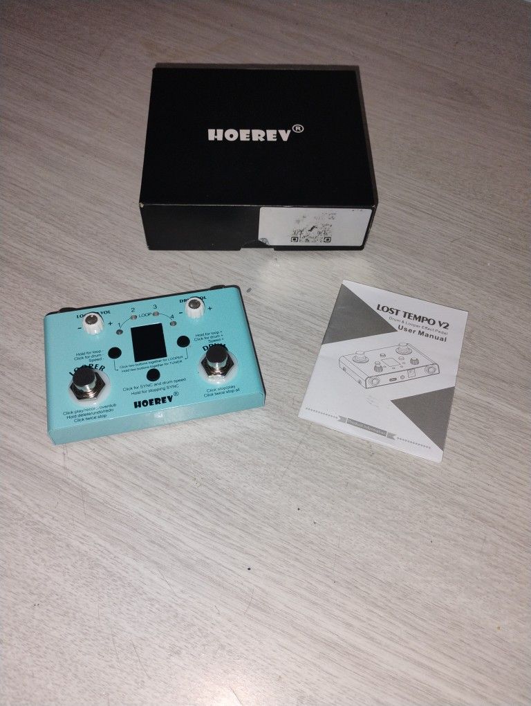 Hoerev Lost Tempo V2 Effect Pedal Drum & Looper
