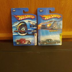 HOT WHEELS FIRST EDITIONS 2005 AND 2006 2 CAR SET.