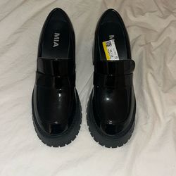 MIA Black Platform Loafers Size 7.5 Women’s