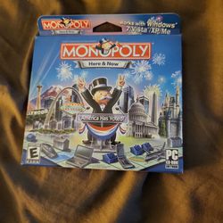 Monopoly PC CD-ROM Computer Software Game work with Windows  7/vista/XP/ME