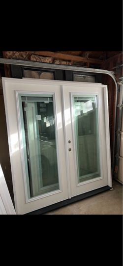 70 x 80 fiberglass patio French door