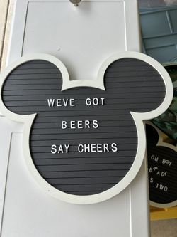 Mickey Mouse Letter Boards