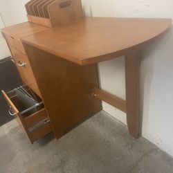 Desk - File Cabinets