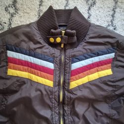 🔥 Retro ENERGIE Puffer Jacket – Rare Color Block! XL