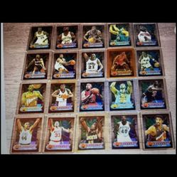 1994-95 Topps Finest “Marathon Man” Insert Set-#1-#20!!!😎 NM/M.