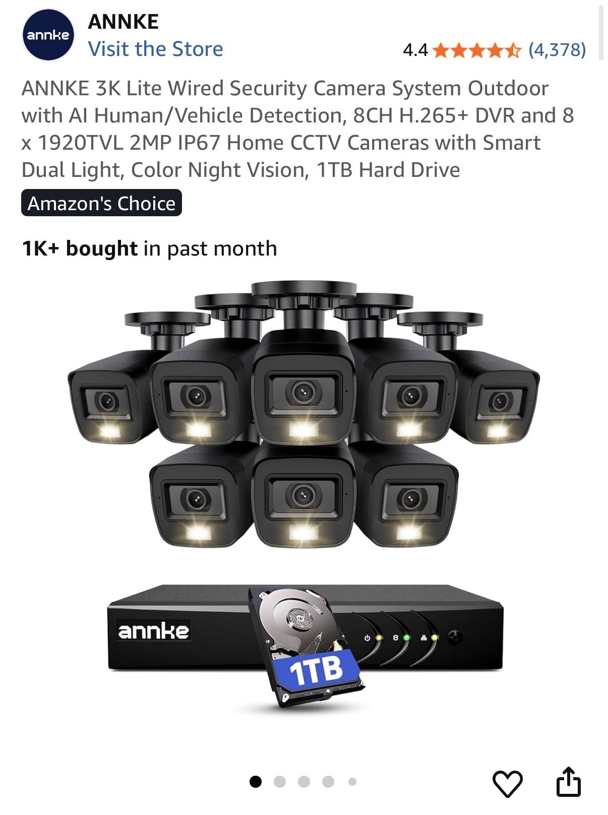 Annke 3k lite Wired Security System
