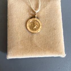 Saint Jude 14k G Medall