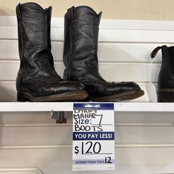 Larry mahar boots size 7