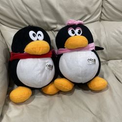 10” Pengu plush set of 2 