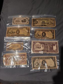 Japanese Occupation Bank Notes