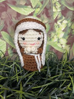 Handmade Crochet virgen María i José
