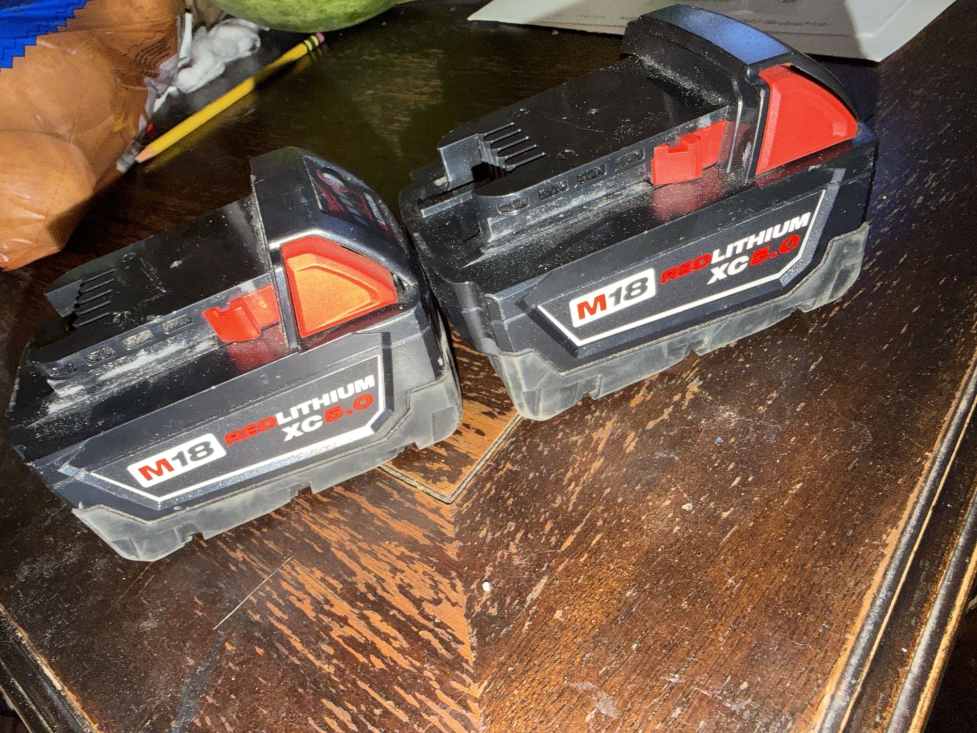 2x M18 5.0ah Batteries