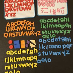 Magnet numbers and letters