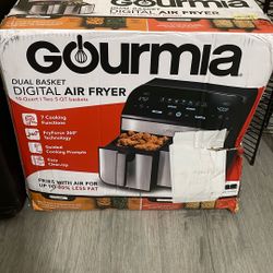 Gourmia Dual Basket Digital Air Fryer 