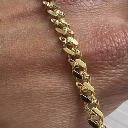 18k Egyptian Gold Bracelet